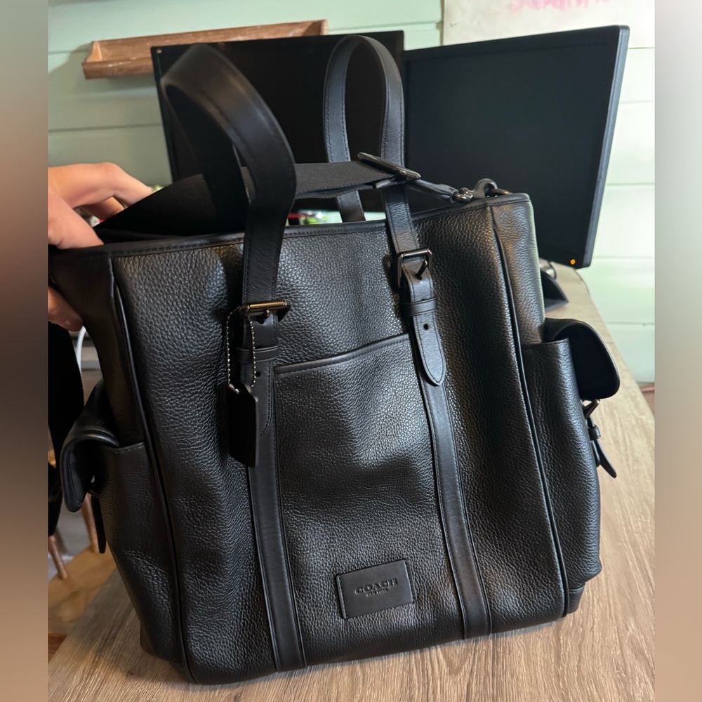 Coach Black Leather Bag